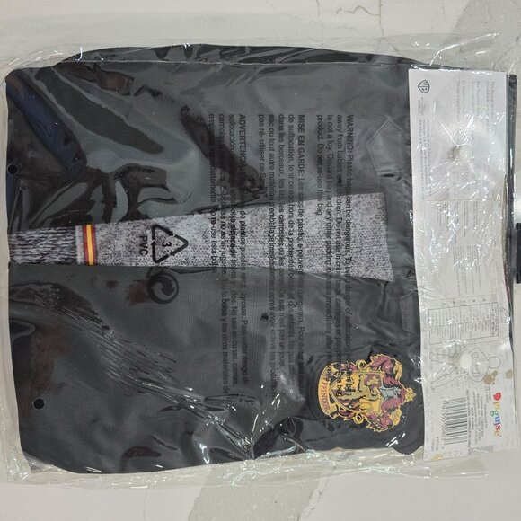 Harry Potter NWT Child Halloween Costume L/G (10-12) Wizarding World Robe & Tie - Picture 5 of 5